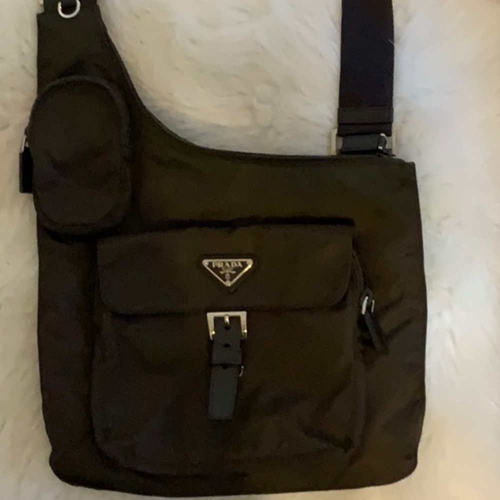 Prada Nylon Messenger Bag